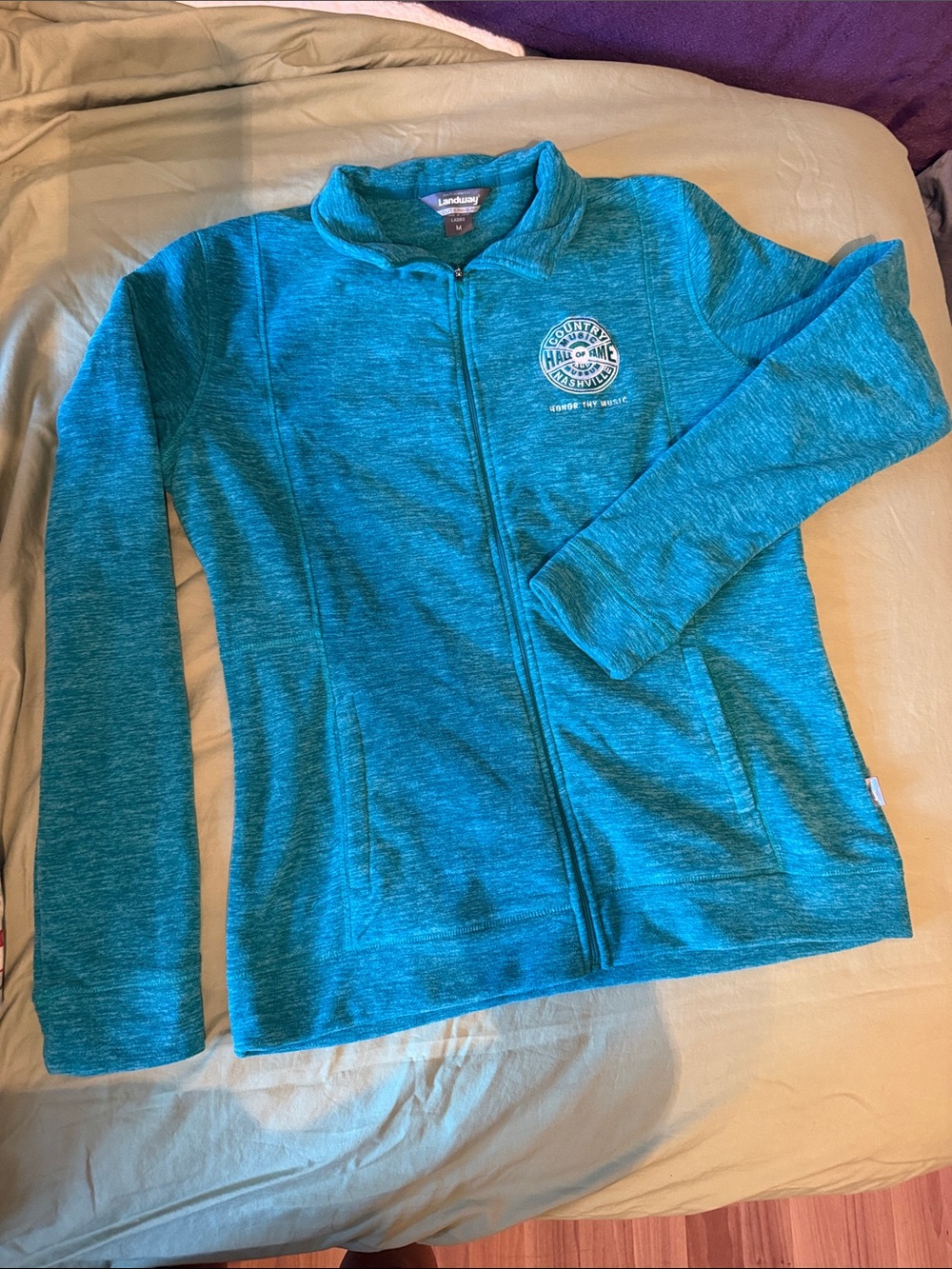 Landsat Women's Teal Zip-Front Utility Jacket